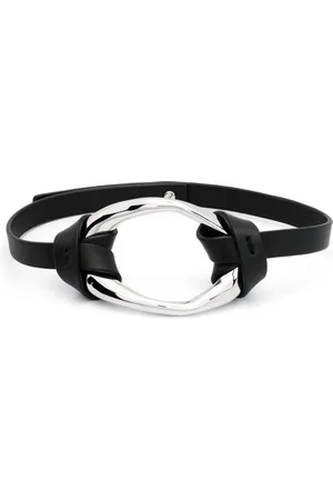 Jil Sander Choker-halskæde i læder