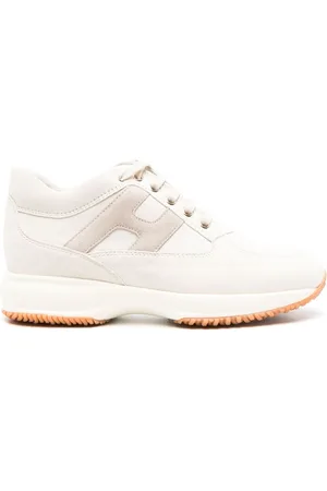 Hogan Sneakers med ruskindspaneler og logomærke