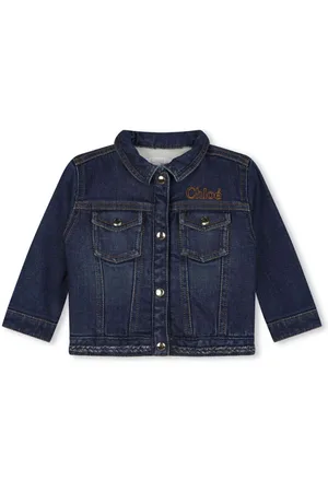 Chloé Denimjakke med broderet logo