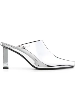 Courrèges Elegante 70mm mules med spejleffekt