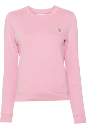 Maison Kitsuné Sweatshirt med rævehoved-mærke
