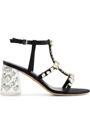 Giambattista Valli Diamond Dip satin-sandaler