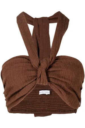 FAITHFULL THE BRAND Glenda top med halterneck