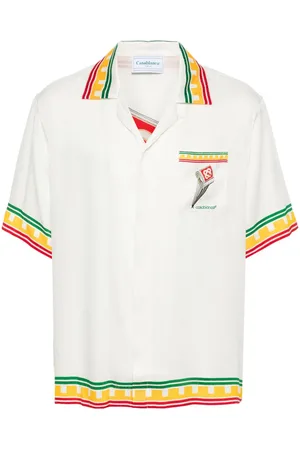 Casablanca Skjorte med monogram-mønster