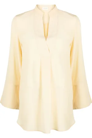 By Malene Birger Bluse med ballonærmer