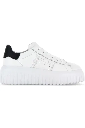 Hogan H-Stripes sneakers i læder med snøre