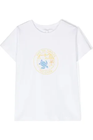 PATACHOU T-shirt med Save The Turtles-tryk