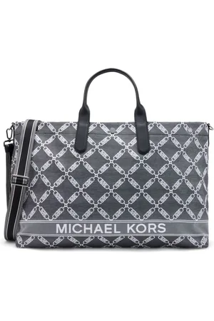 Michael Kors Hudson tote i jacquard
