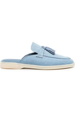 Scarosso Lucrezia sandaler i denim med kvastdetalje