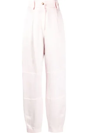 The Mannei Højtaljede Volterra bukser i satin