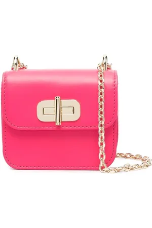 Tommy Hilfiger Crossbody-taske i læder med kædedetalje