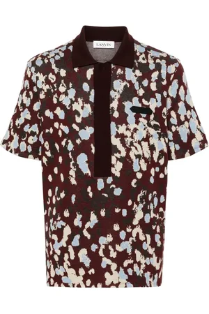 Lanvin Polo med jacquard-mønster