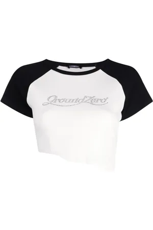 Ground Zero T-shirt med logo-applikation