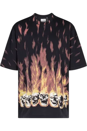 Supreme X MM6 Maison Margiela T-shirt med flammetryk