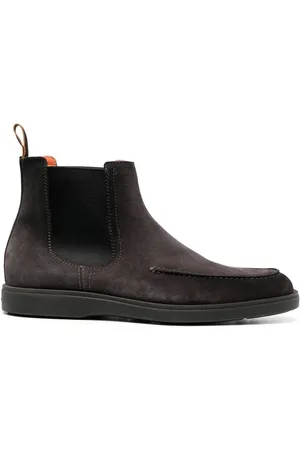 santoni Ankelstøvler i ruskind