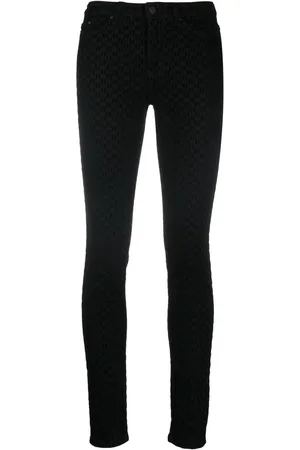 Karl Lagerfeld Skinny-jeans med logo-flock