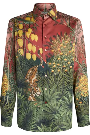 Etro Skjorte med jungletryk
