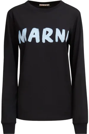 Marni T-shirt med logotryk