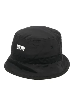 DKNY Vendbar bøllehat med logotryk