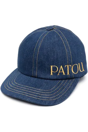 Patou Logobroderet kasket i denim