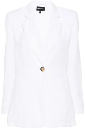 Emporio Armani Enkeltradet blazer med hakrevers