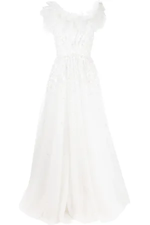 Jenny Packham Lang Angel Eyes kjole med svaj