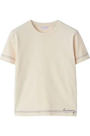 Burberry T-shirt med broderet logo