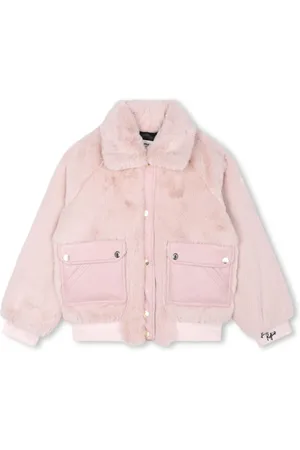 Sonia Rykiel Enfant Bomberjakke med imiteret pels