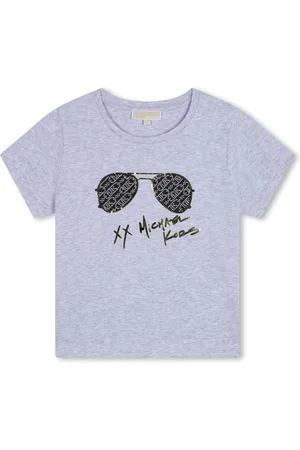 Michael Kors T-shirt med solbrille-tryk