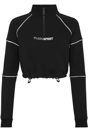 Philipp Plein Cropped sweatshirt med logotryk
