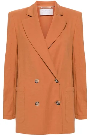 Harris Wharf London Enkeltradet blazer med hakrevers