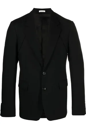 Alexander McQueen Enkeltradet blazer i twill
