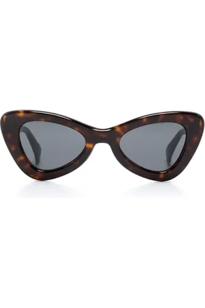 Kenzo Cat eye-solbriller med skildpaddeeffekt