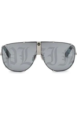 Philipp Plein Pilot-solbriller med stjernenitter