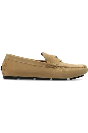 VERSACE Medusa loafers i ruskind