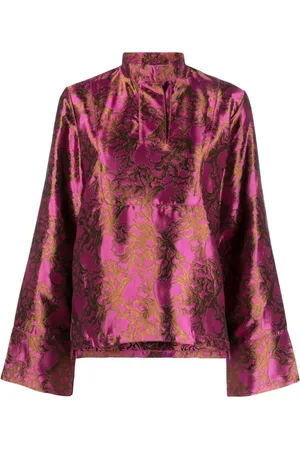 Destree Paavo jacquard-skjorte i satin