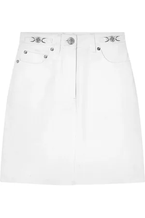 VERSACE Denimnederdel med A-snit
