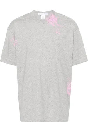Comme des Garçons T-shirt med malingssprøjt-tryk