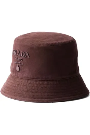 Prada Bøllehat med broderet logo