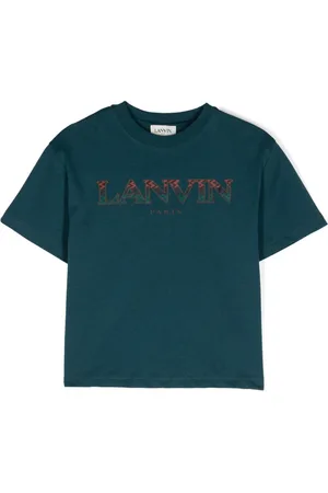 Lanvin T-shirt i jersey med gummi-logo