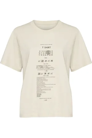 Maison Margiela T-shirt med Care Label-tryk