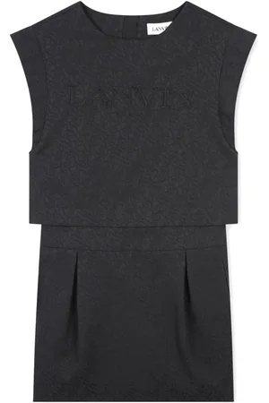 Lanvin Kjole i økologisk bomuld med logo