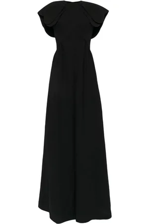 Saiid Kobeisy Jumpsuit i crepe med nederdel bagpå