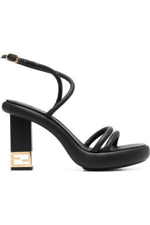 Fendi 115mm sandaler i læder
