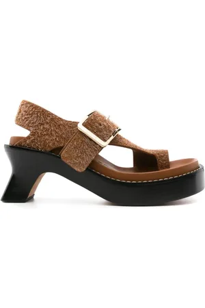 Loewe 70mm Ease sandaler i børstet ruskind