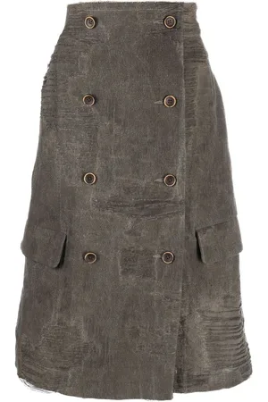 UMA WANG Oversize top med slitageeffekt