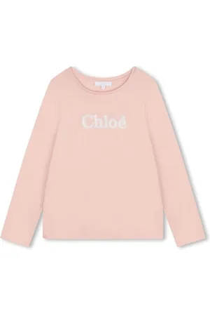 Chloé T-shirt med broderet logo