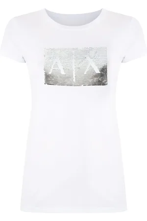 Armani Exchange T-shirt med logotryk
