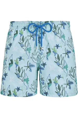 Vilebrequin Badeshorts med Seaweed-broderi