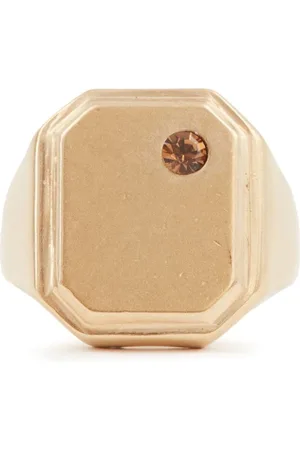 Maison Margiela Guldbelagt palladium signetring